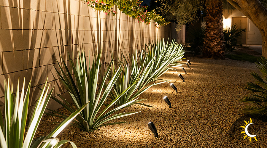 soluna landscape blue glow agave thrive coachella valley